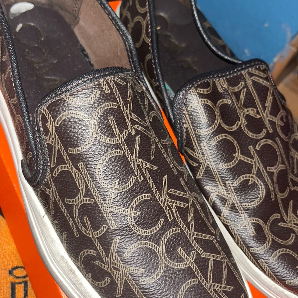 Calvin Klein slip on shoes